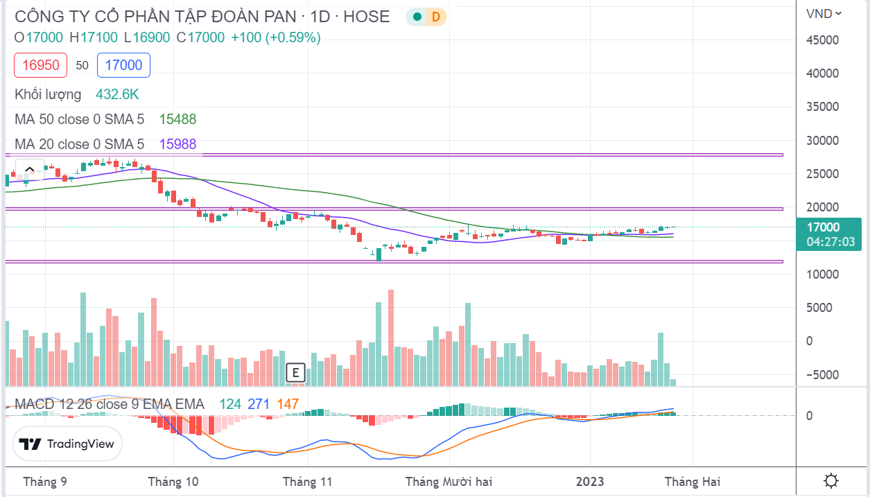 PTKT Cổ phiếu PAN (ngày 27/01/2023)