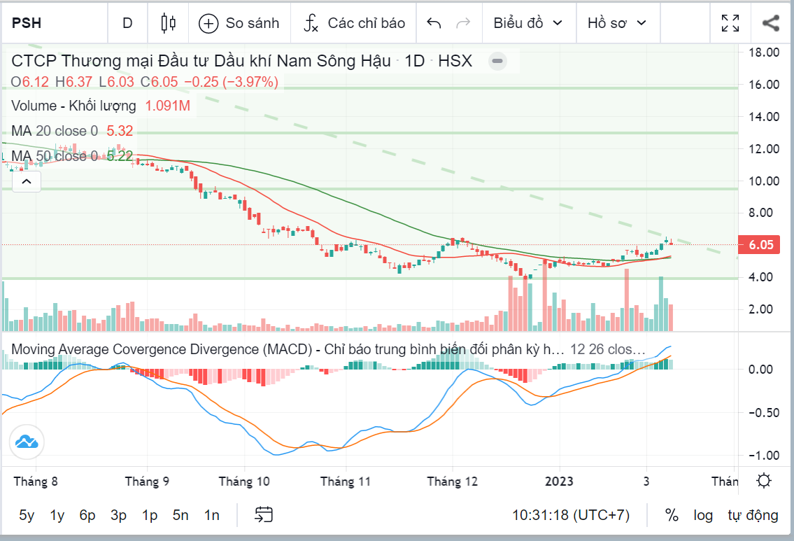 PTKT cổ phiếu PSH ngày 11/02/2023