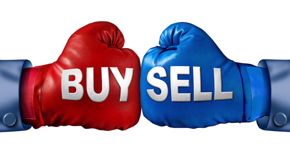 Khối lượng bán cổ phiếu và khối lượng mua cổ phiếu