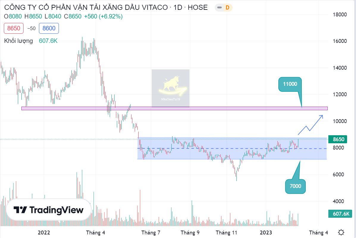 PTKT cổ phiếu VTO ngày 01/03/2023: Sẵn sàng bứt phá