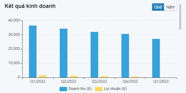 kết quả kinh doanh MWG